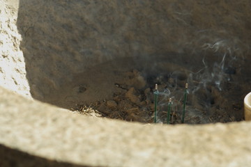 京都のお寺の線香