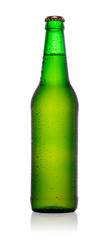 Green beer bottle