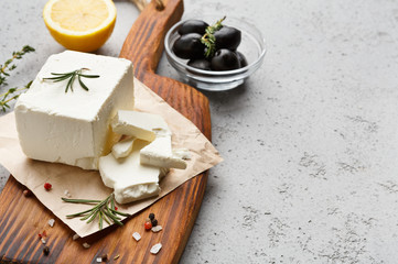 Traditional greek products concept