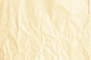 Crumpled brown paper texture
