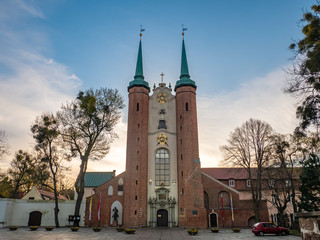 Fototapeta Oliwa Cathedral in the morning. Gdansk, Poland. obraz