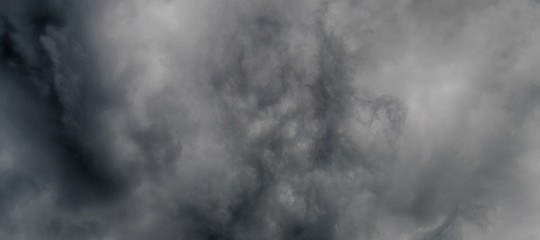 Dark clouds violent storm