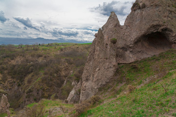 Armenia. mountain landscape day. Khndzoresk!