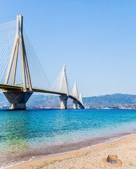 Fototapeta premium Beautiful sandy beach on the shores