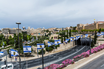 Gorgeous white stone Jerusalem