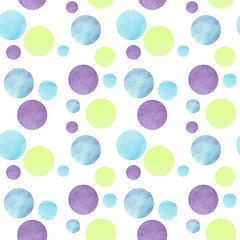 Abstract pattern  with colorful circles and white background for trendy design wallpaper,textile,card.