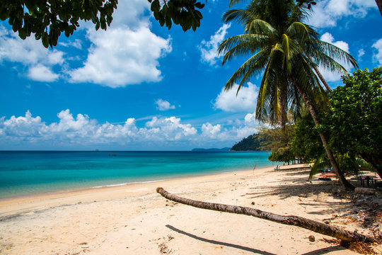 Tekek beach of Tioman island in Malaysia