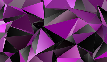 Obraz premium 3d Triangles, abstract background. Design wallpaper.