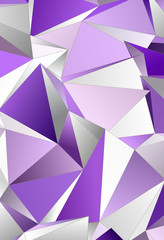 Obraz premium 3d Triangles, abstract background. Design wallpaper.