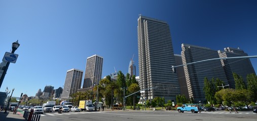 Impressions from the surroundings of Port of San Francisco from May 1, 2017, California USA