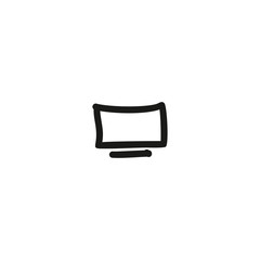 Computer screen vector