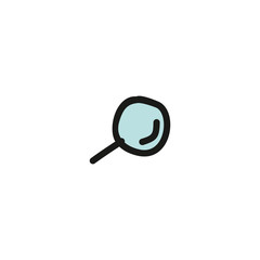 Glass magnifier icon