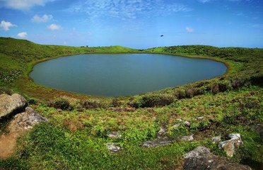 El Junco lake, Galapagos Islands