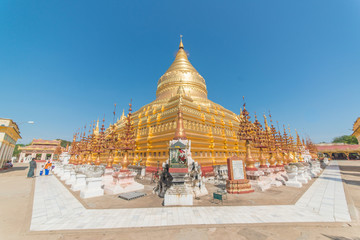 Templo budista em Bagan, Myanmar