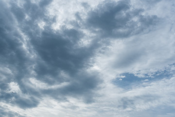 dark storm clouds with background,Dark clouds before a thunder-storm.