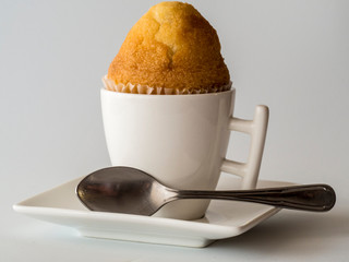 Coffee with cupcake
