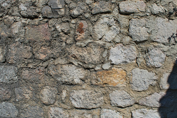 backround old stone wall castle