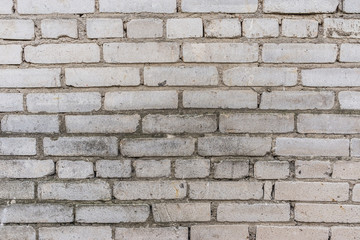 Background with the old shabby brick wall