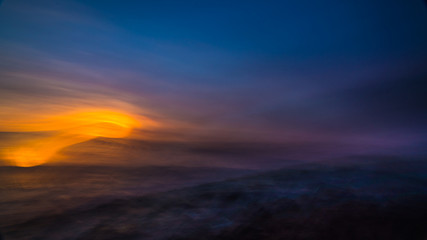 Beautiful long exposure seascape beach images of Cape Sable Island, Nova Scotia, Canada.