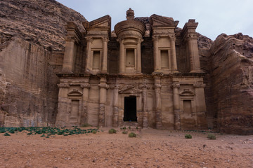 monastery in Petra Jordan