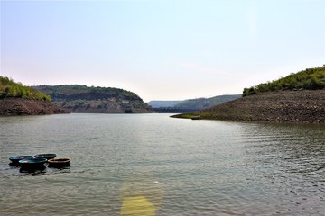boat on the river