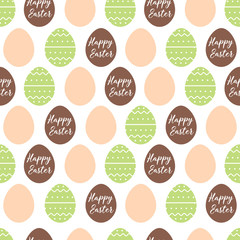 Vector background eggs easter. Festive background with eggs for decor, packaging, design.