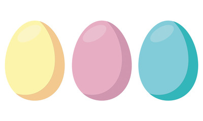 Ostereier bunt pastell