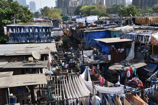 dhobi ghat, inde, Bombay