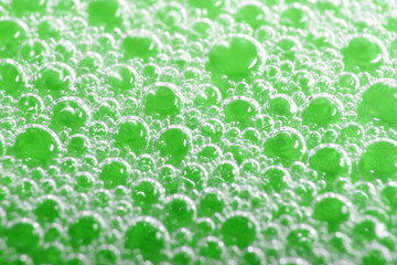 background of transparent water bubbles