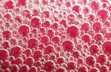 background of transparent water bubbles