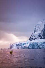 Kayaking in Antarctica - 263290417