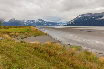 Scenic Kenai Peninsula Alaska in Autumn