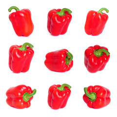 Bell pepper Isolated on white