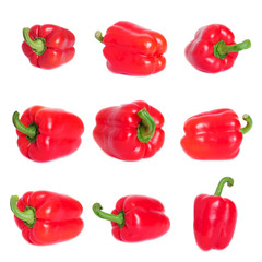 Bell pepper Isolated on white