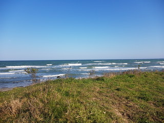 Dünen an der Ostseeküste in Deutschland 