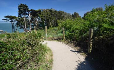 Fototapeta premium Impressions from surroundings of Golden Gate Bridge in San Francisco from May 2, 2017, California USA