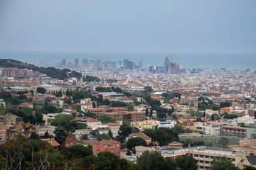 Fototapeta na wymiar view of Barcelona