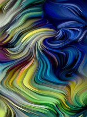 Abstract Color Swirl Wallpaper