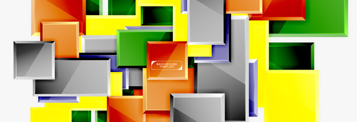 Square geometric composition