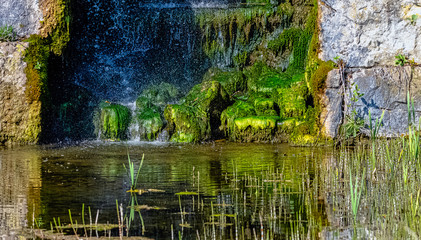 Cascade between Eleven Acre Lake and Upper Copper Bottom