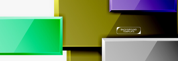 Square geometric composition