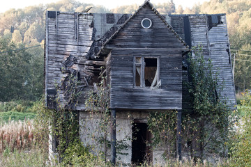 Strange haunted house