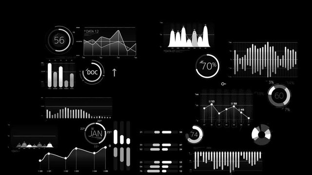 Overlay from corporate infographics