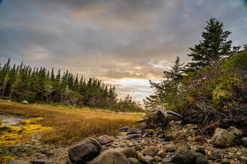 Fototapeta na wymiar Landscape scenes from Nova Scotia, Canada.