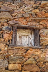 wall of old house