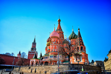 Obraz premium Saint Basil's Cathedral background hd