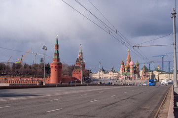 Obraz premium Kremlin wall view
