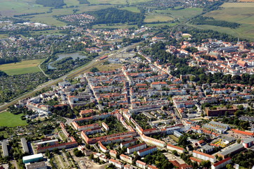 Obraz premium Greifswald 2013, Blick in Westrichtung