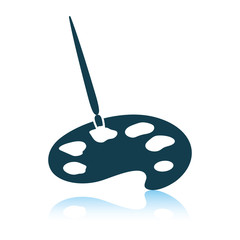 School palette with brush icon