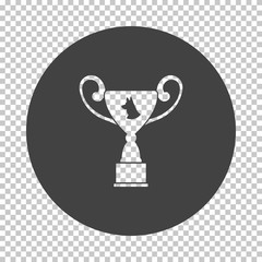 Dog prize cup icon